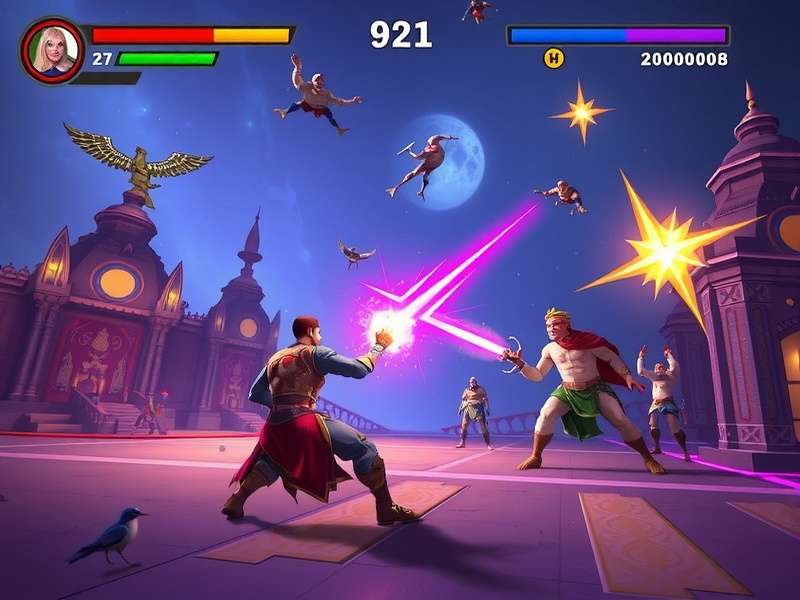 Intense 8v8 space battles in Galactic Guardian Gladiator Galactic Guardian Gladiator space combat screenshot